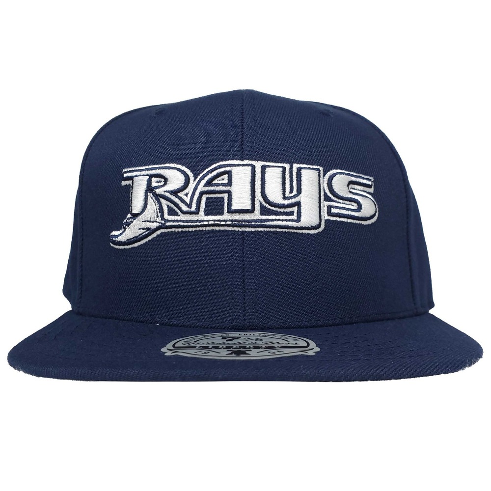 Tampa Bay Devil Rays Mitchell & Ness MLB Fitted 7 3/8 Liberty Fit Hat Cap NWT‎